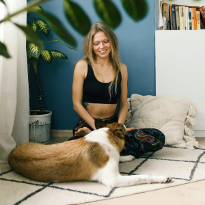 Pet Insurance - Woman with Dog Life Care
